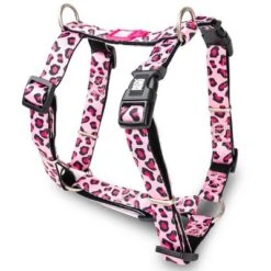 Max & Molly Leopard Pink H-Harness