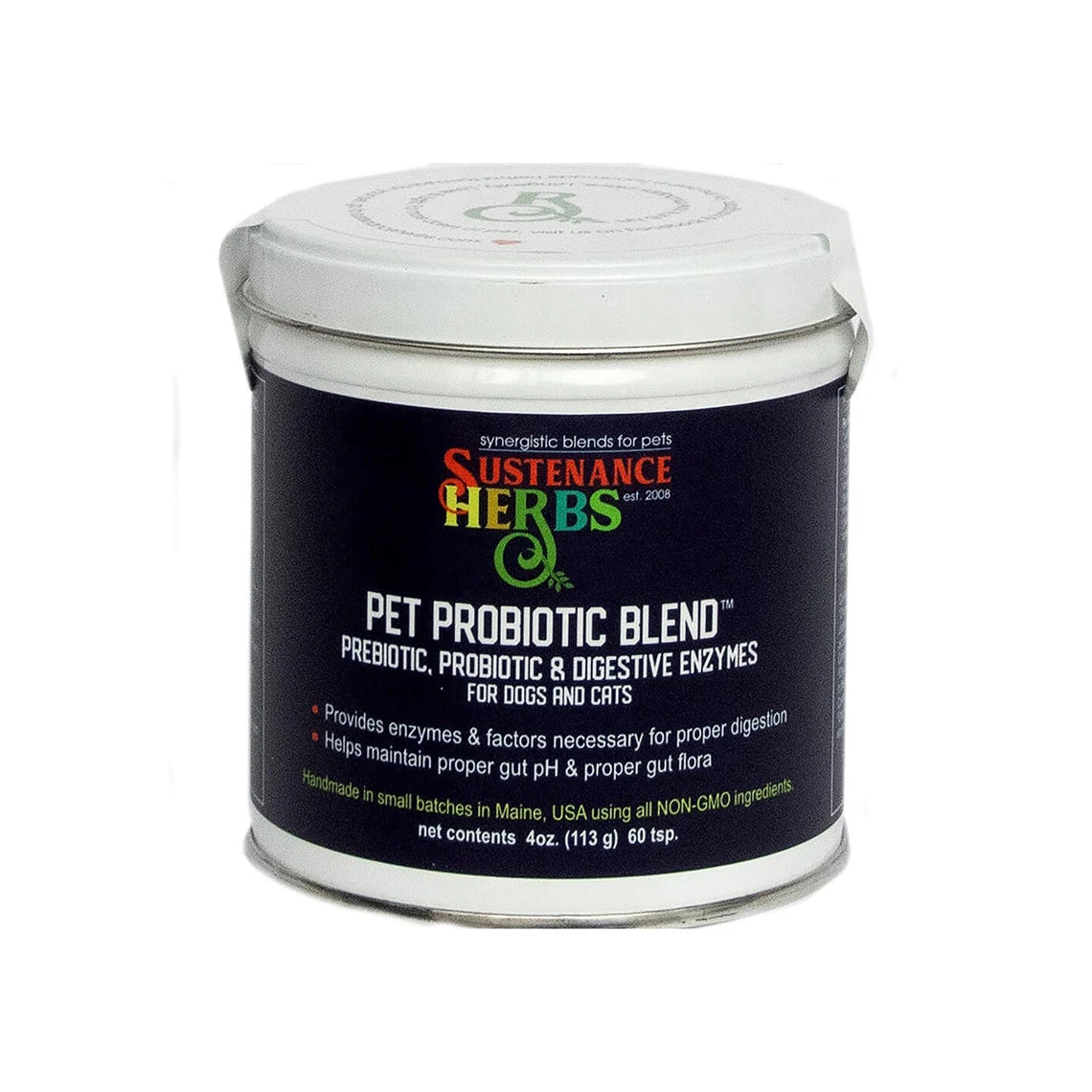 Sustenance Herbs Pet Probiotic And Digestive Enzyme Blend
