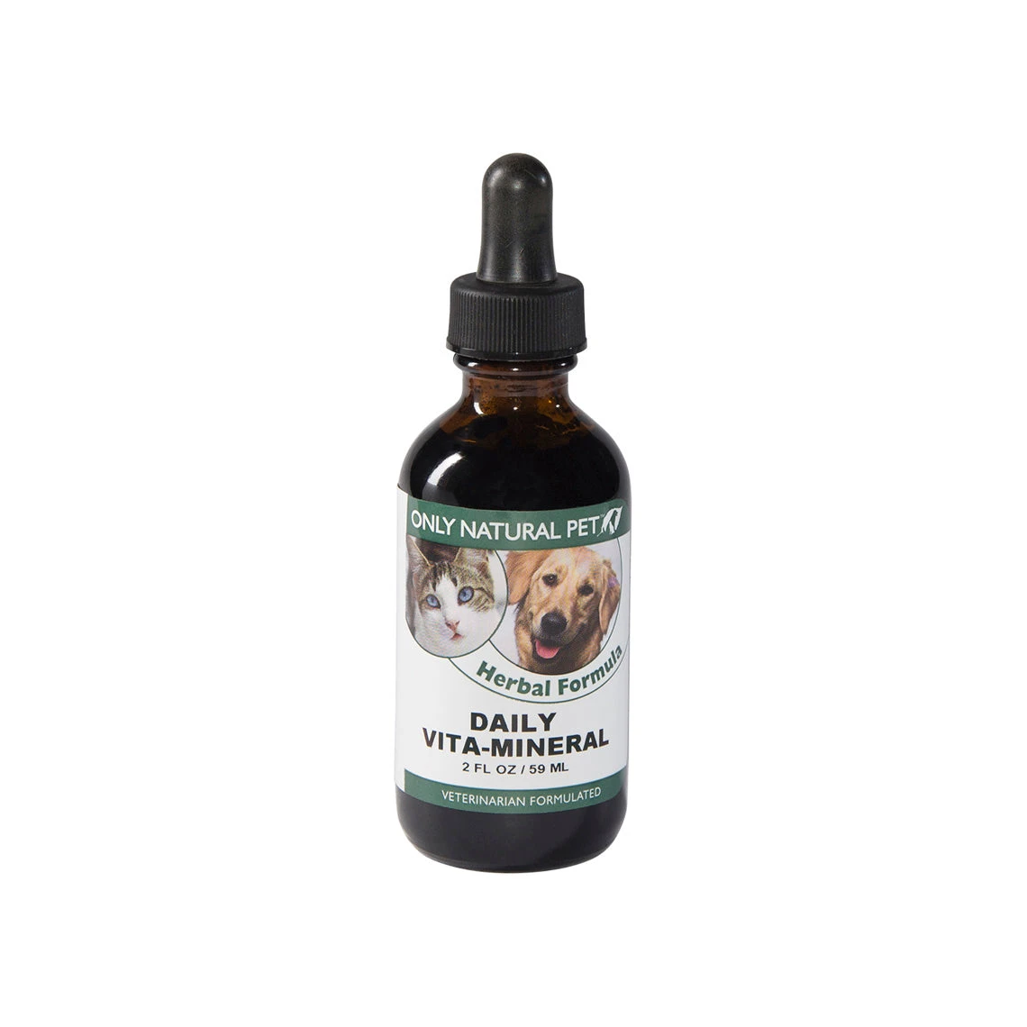 Only Natural Pet Daily Vita-Mineral Herbal Liquid Formula Trace Minerals For Dogs & Cats