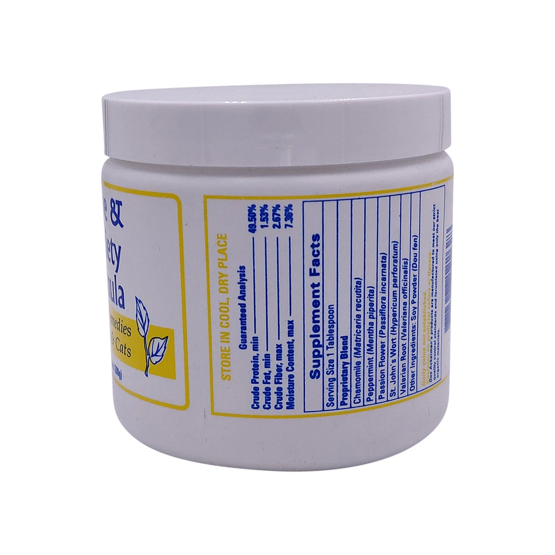 Doc Ackerman's Nerve & Anxiety Formula Herbal Remedy Powder For Dogs & Cats - Image 2