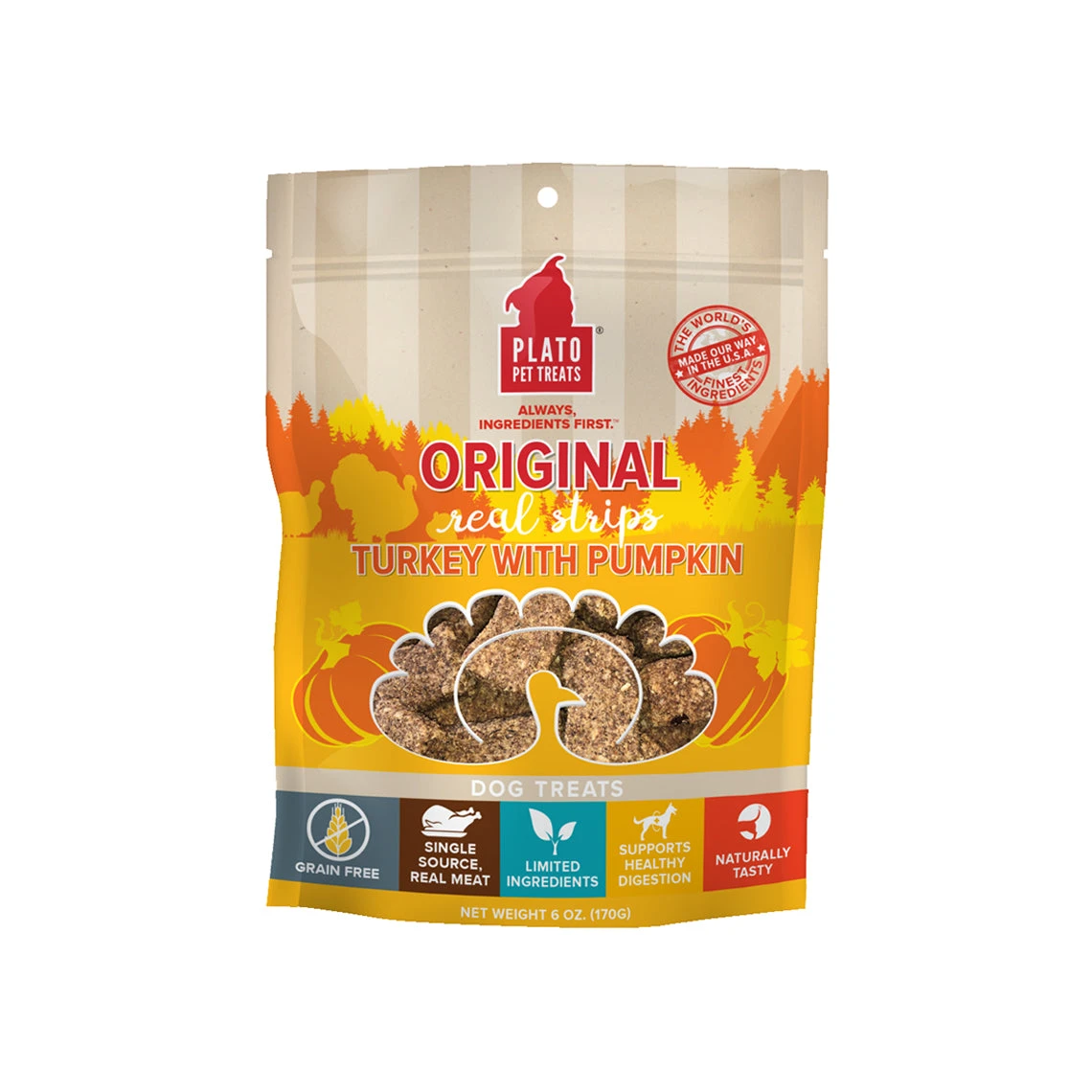 Plato Original Real Strips Meat Bars Soft Treats For Dogs - Image 7