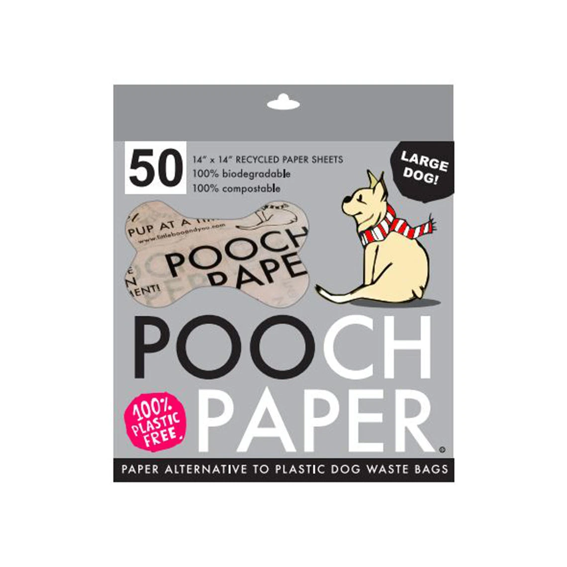 Pooch Paper Compostable & Biodegradable Dog Waste Sheets - Image 2