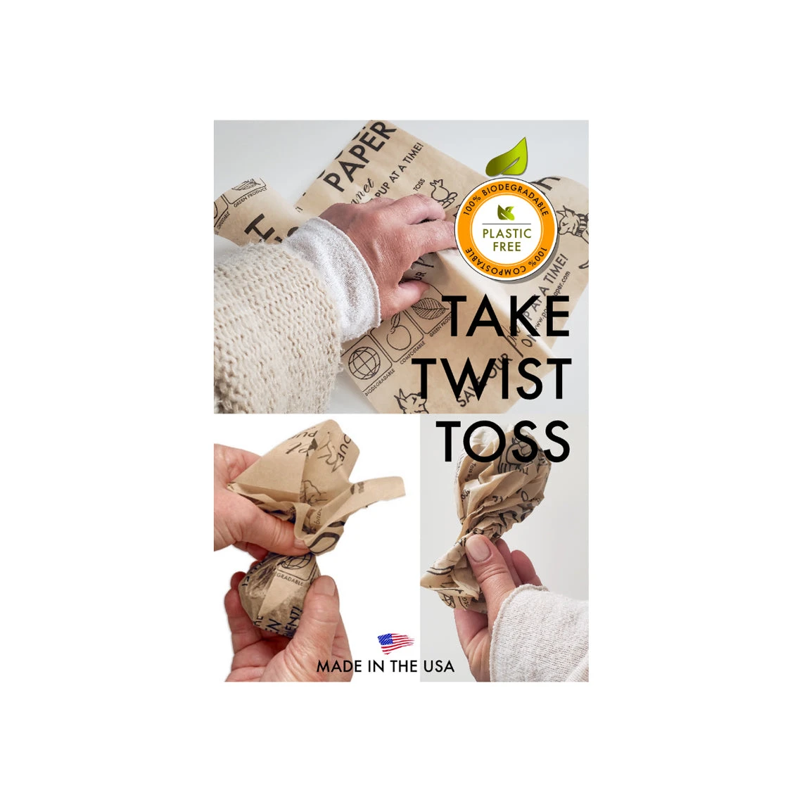 Pooch Paper Compostable & Biodegradable Dog Waste Sheets - Image 4