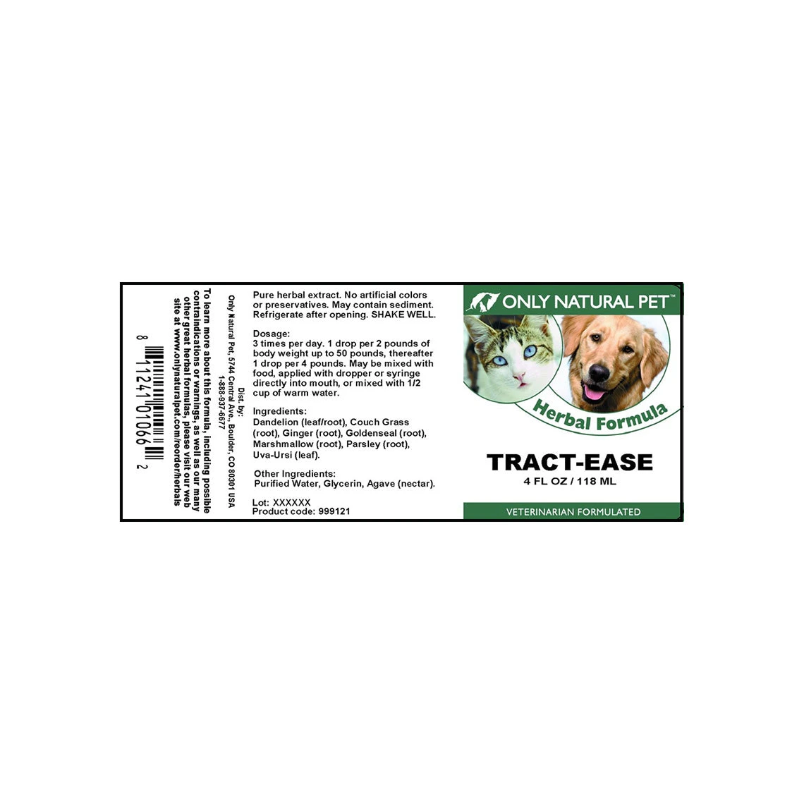 Only Natural Pet Tract-Ease Herbal Formula - Image 12