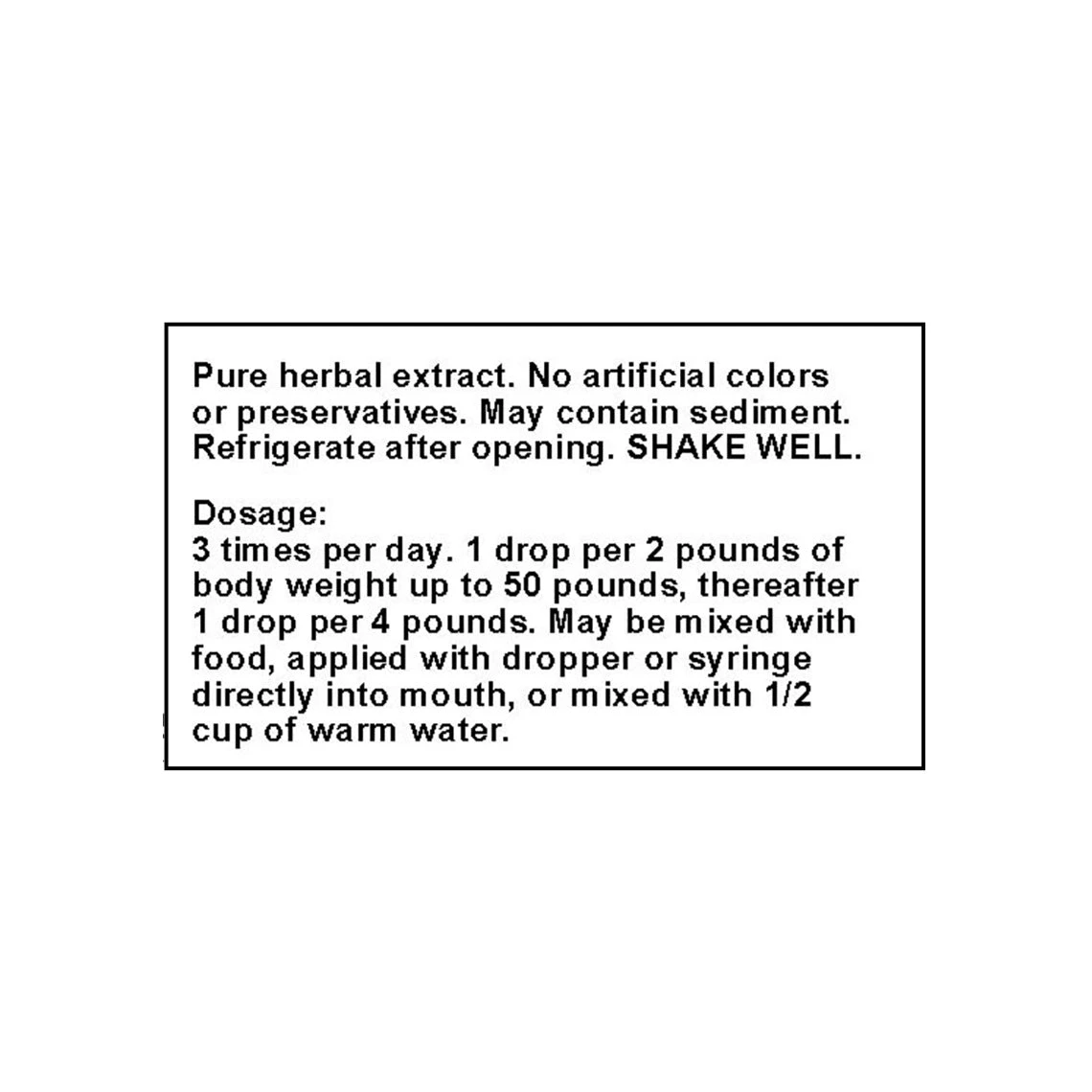 Only Natural Pet Tract-Ease Herbal Formula - Image 4