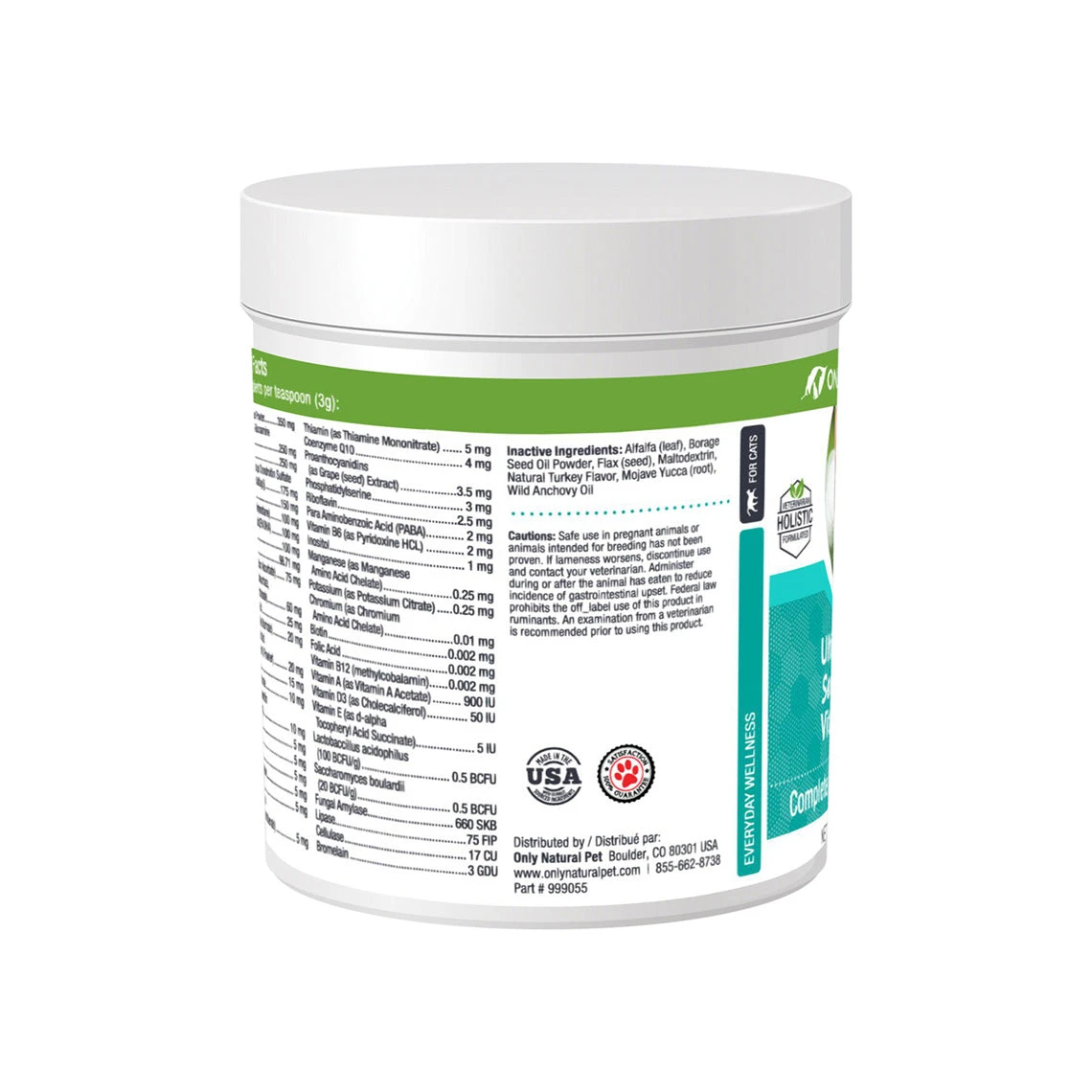 Only Natural Pet Ultimate Daily Vitamins Plus Feline - Image 2