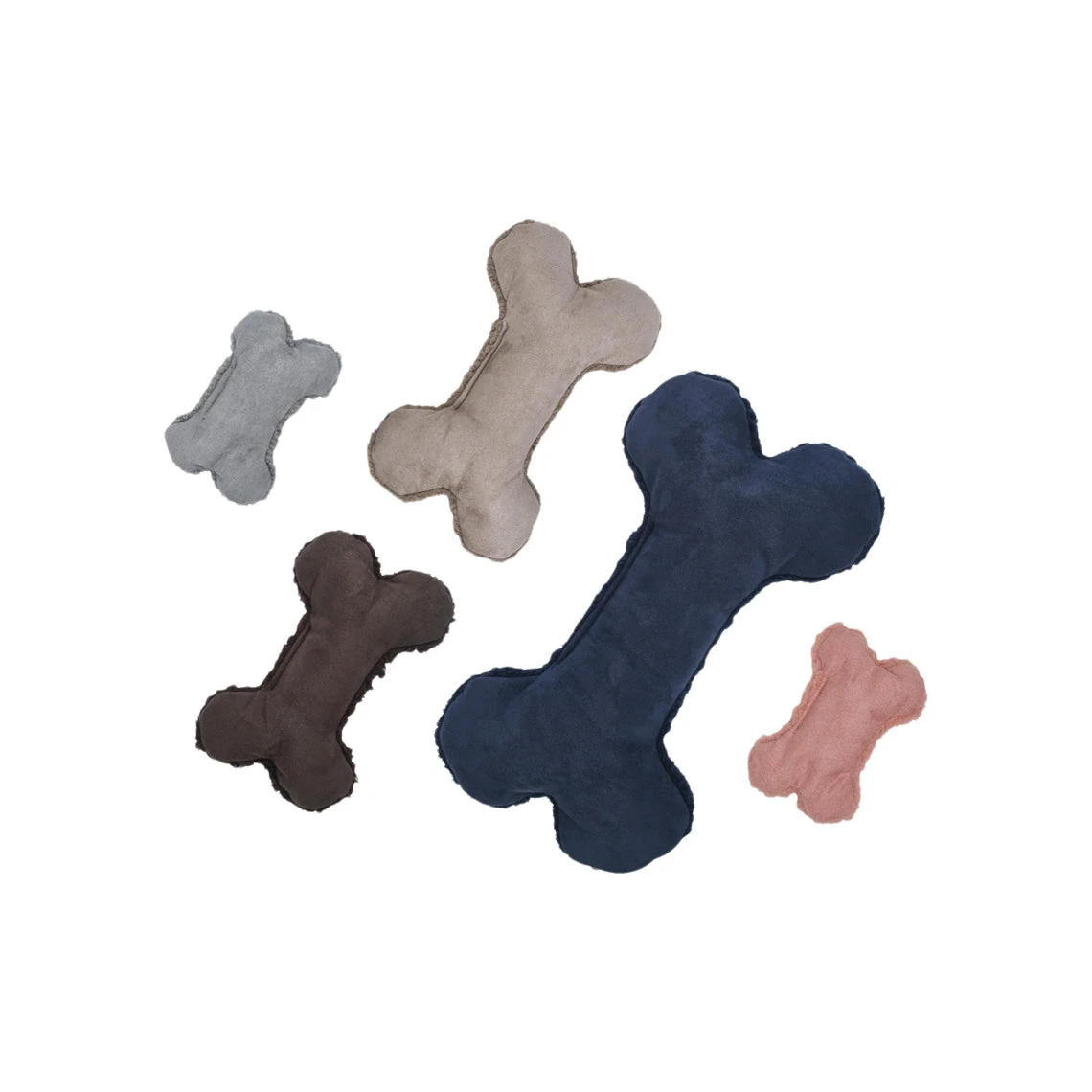 West Paw Big Sky Bone Dusty Rose Plush Toy For Dogs - Image 4